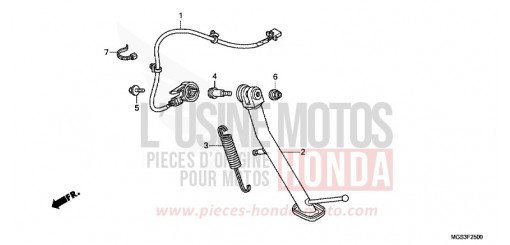 BEQUILLE NC700XAC de 2012
